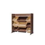 Iris ohyama, etag�re pour jouet, meuble de rangement enfant, 9 coffres amovibles, tkthr - 39, marron, ...