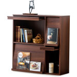 Iris ohyama, meuble, �tag�re, biblioth�que de rangement, avec 4 portes rabattables, design, polyvalent, ...