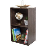 Iris ohyama, meuble, �tag�re de bureau, biblioth�que, modulable, solide, cx - 2fn, marron, l29. 7 x p42 ...