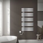 Luxebath - ecd germany iron em design radiateur s�che - serviettes �lectrique - 600 x 1200 mm - chrome ...