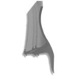 Jonc de finition et de fixation pour liner piscine 30m ? plastique pvc gris clair ? pour piscines enterr�es ...