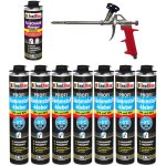 Isolbau - adh�sif d'isolation mousse adh�sive 7 x 750 ml adh�sif de p�rim�tre eps xps haute qualit� - ...