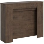 Console extensible 90x25 / 211 cm kiba noyer