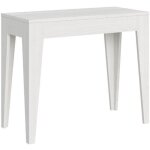 Itamoby - console extensible 90x42 / 198 cm isotta small fr�ne blanc