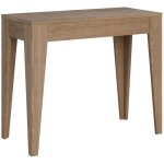 Itamoby - console extensible 90x42 / 198 cm isotta small quercia natura