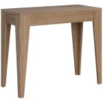 Itamoby - console extensible 90x42 / 198 cm isotta small quercia natura