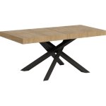 Itamoby - table extensible 90x120 / 224 cm volantis chne premium nature structure anthracite