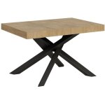 Itamoby - table extensible 90x130 / 234 cm volantis quercia natura structure anthracite