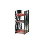 Range cd vertical - pour : 20 cd - dcor : noir - matriau : plastique - hauteur : 320 mm - profondeur ...