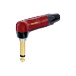Jack 6. 35 mm m�le, coud� neutrik np2rx - au - silent nombre de p�les: 2 mono rouge 1 pc(s)