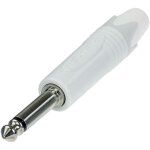Neutrik - jack 6. 35 mm m�le, droit np2x - wt nombre de p�les: 2 mono blanc 1 pc(s) x39720