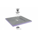 Jackon insulation - receveur jackoboard aqua centr 90x90 sh