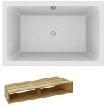 Jacob delafon - baignoire bain douche 120 x 80 capsule + marche pieds Jacob delafon - baignoire bain douche 120 x 80 capsule + marche pieds