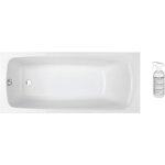 Jacob delafon - baignoire droite 170 x 75 brive en acrylique renforc + nettoyant