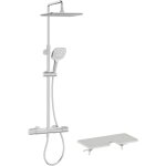 Jacob delafon - colonne de douche thermostatique emma chrom + tablette de douche