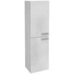 Jacob delafon - colonne de salle de bain ola up, 2 portes blanc brillant