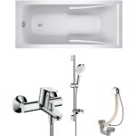 Jacob delafon - hansgrohe - baignoire 170 x 75 , mitigeur mural, vidage nicoll Jacob delafon - hansgrohe - baignoire 170 x 75 , mitigeur mural, vidage nicoll