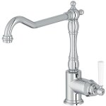 Jacob delafon - mitigeur cuisine bec haut cleo chrome + nettoyant briochin