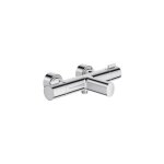 Jacob delafon - mitigeur thermostatique bain douche cuff mural chrome - kohler
