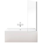 Jacob delafon - pack baignoire 180 x 80 elise + tablier niche + mitigeur bain douche mural aim� chrom� ...