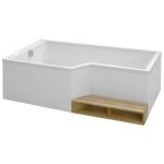 Jacob delafon - pack baignoire bain douche 170 x 90 version gauche neo + tablier