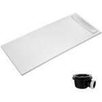 Jacob delafon - receveur de douche antidrapant 120 x 80 flight neus acrylique rectangle blanc + bonde ...