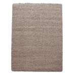 Jadorel - tapis poils longs shaggy 120x170 beige tiss� rectangle motif uni uni l