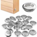 Jalleria - 20 pcs grille de ventilation acier inoxydable, 35mm ronde grille aration persienne pour le ...