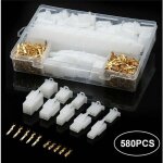 Jalleria - 580pcs voiture moto 50sets electrique 2. 8mm 2 3 4 6 9 broche fil cable connecteur borne avec ...
