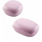 Jalleria - boite a savon lot de 2 boite savon voyage porte savon avec couvercle porte savon etanche et ...