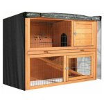 Jalleria - couvercle de la cabane  lapins tanche grand jardin double couvercle de la cage  lapins ...