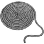 Jalleria - joint tress� pour insert et po�le, 10mm x 4m impr�gn�e de graphite joint d'�tanch�it� en fibre ...