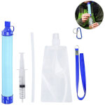 Jalleria - paille personnelle filtre � eau en plein air porta filtration �quipement de survie d'urgence ...