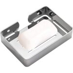 Jalleria - porte savon pour douche barre de douc 304 porte - savon en acier inoxydable savon saver plateau ...