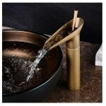 Jalleria - robinet de lavabo, robinetterie mitigeur cascade pour salle de bains, chaude et froide r�glable ...