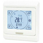 Jalleria - thermostat chauffage au sol electrique programmable 16a avec sonde, num�rique thermostat d'ambiance ...