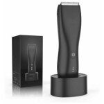 Jalleria - tondeuse � poils pubiens pour hommes, tondeuse �lectrique pour le corps, l'aine et le corps ...