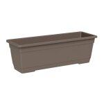 Jardini�re birka 50 cm - avec soucoupe - taupe sand