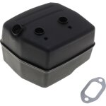 Pot d'�chappement adaptable avec joint compatible avec husqvarna 61, 268 et 272