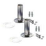 Jardiboutique - 2 fixations pour échelle inox de piscine en diamètre 43 mm Jardiboutique - 2 fixations pour échelle inox de piscine en diamètre 43 mm