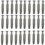 Jardiboutique - lot de 30 pitons douille inox  12 mm