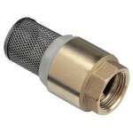 Jardiboutique - clapet avec cr�pine 'york' 3 / 4, en laiton, pour pompage arrosage