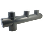 Jardiboutique - collecteur piscine � 50 mm sortie excentr�e raccord pvc pression