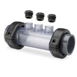 Collecteur porte sonde transparent diametre 50 jardiboutique