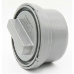 Tampon bouchon pvc de visite m � 100 mm ? raccord � coller pour tube femelle ? fixation int�rieure 100 ...