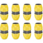 Jardibric - lot de 8 réparateurs Ø13 / 15 mm ? raccord de réparation pour tuyaux percés ? Étanchéité ... Jardibric - lot de 8 réparateurs Ø13 / 15 mm ? raccord de réparation pour tuyaux percés ? Étanchéité ...