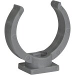 Jardibric - colliers lyre �80 ? sachet de 5 ? support de goutti�res ou tuyaux gros � ? montage solide ...