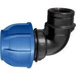 Coude taraud compression jardibric 32 f 20x27 ? raccord pe avec sortie femelle pour arrosage enterr ...