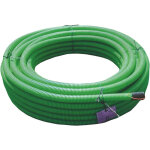 Jardibric - gaine annel�e verte �50 mm x 25m ? gaine souple poly�thyl�ne r�seau t�l�phonique ou fibre ...