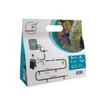Jardibric - kit complet d'arrosage goutte  goutte avec pompe solaire programmable : dbit de 26 l / ...